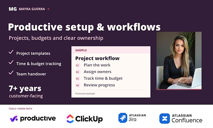 organize your projects, budgets and team workflow in productive