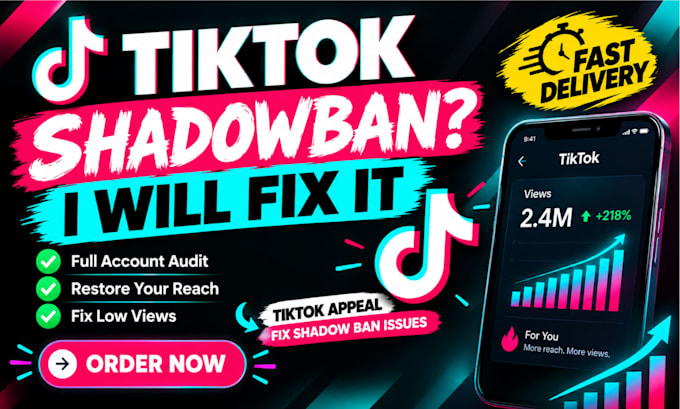 audit your tiktok shadowban and fix tiktok reach issues