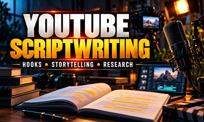 write engaging youtube scripts with storytelling and strong hooks