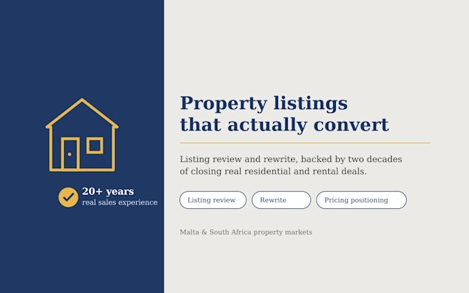 review and enhance your property listing
