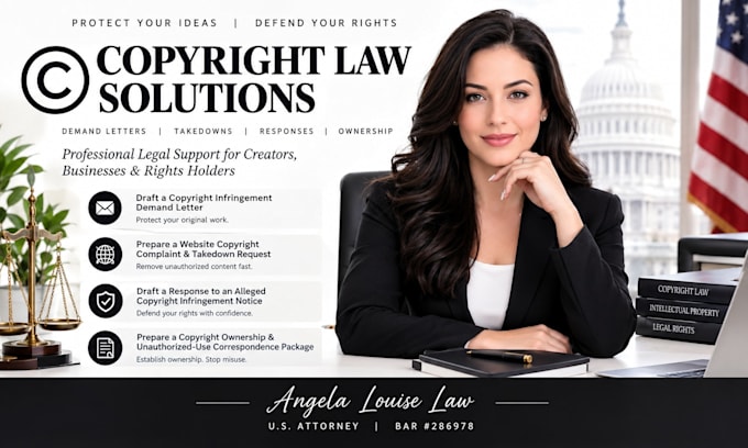 draft a powerful attorney copyright infringement demand letter