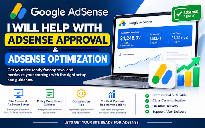 help with google adsense approval and adsense optimization