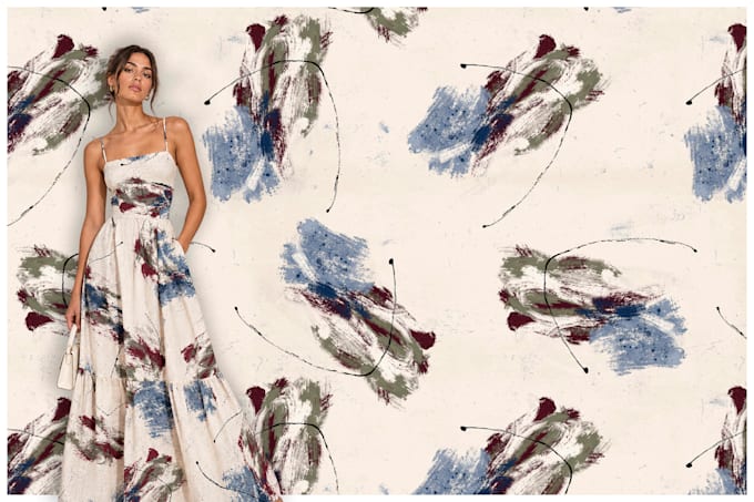 design fashion pattern textile prints pattern design