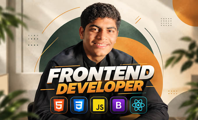 do custom frontend website, with responsive layout