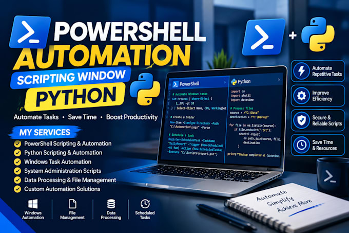 create powershell automation scripts windows scripting and python automation