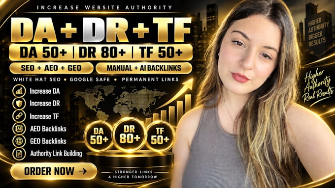 increase da DR and tf with quality backlinks