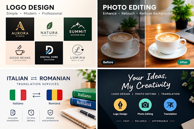 create a modern and professional logo design