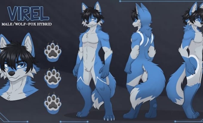 furry reference sheet furry ref sheet anthro ref sheet furry oc anime ref sheet