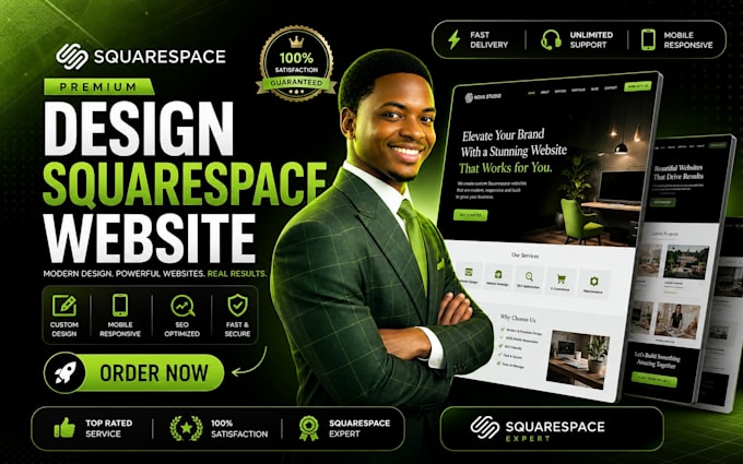 build squarespace website redesign and design squarespace website development