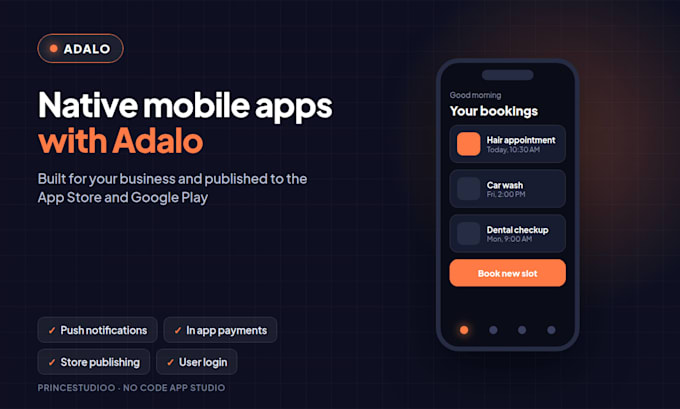 build your adalo mobile app to ios and android