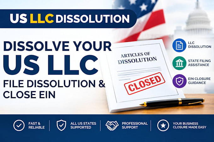 dissolve your us llc file dissolution close ein