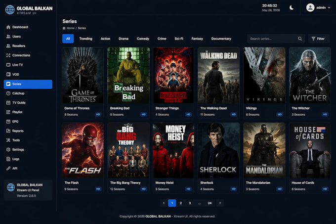 develop a custom iptv app, ott streaming app, and android TV app
