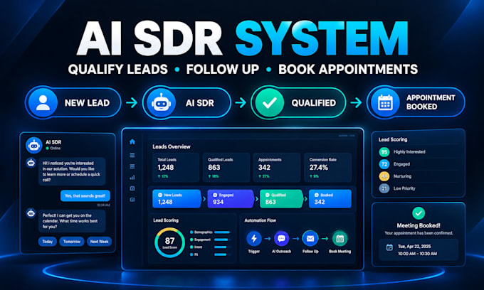 build an ai sdr to qualify leads and book appointments