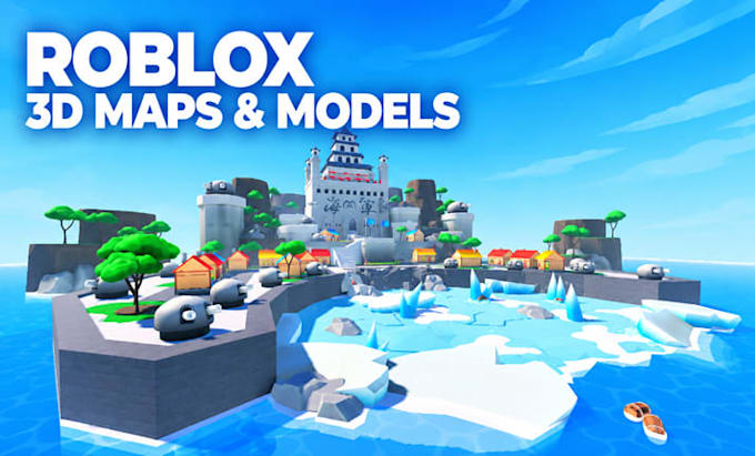 build you 3d roblox map and models