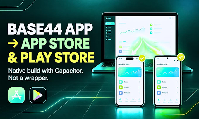 publish your base44 app to app store and play store using capacitor