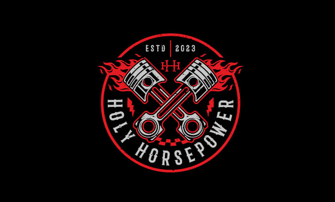 design monogram car enthusiasts business logo