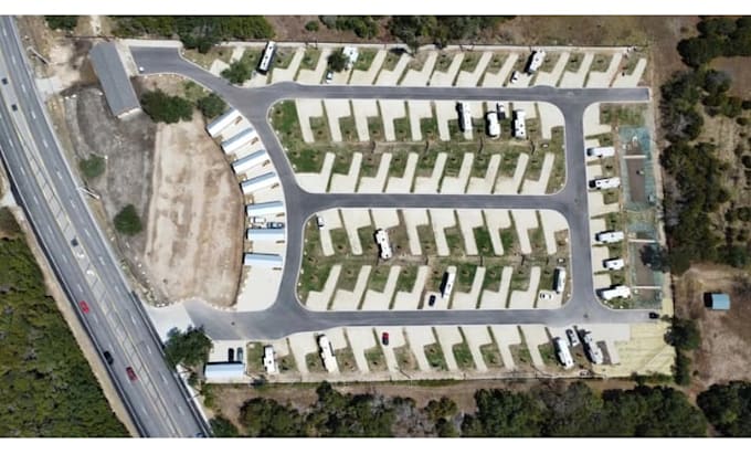 create 2d,3d rv park design, campground resort maps rendering