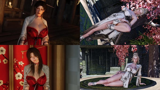 create high quality custom skyrim mods, character creation, armor, weapons ae se