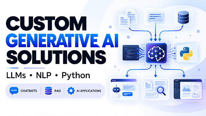 Build custom generative ai solutions using llms and python by Mak_org ...