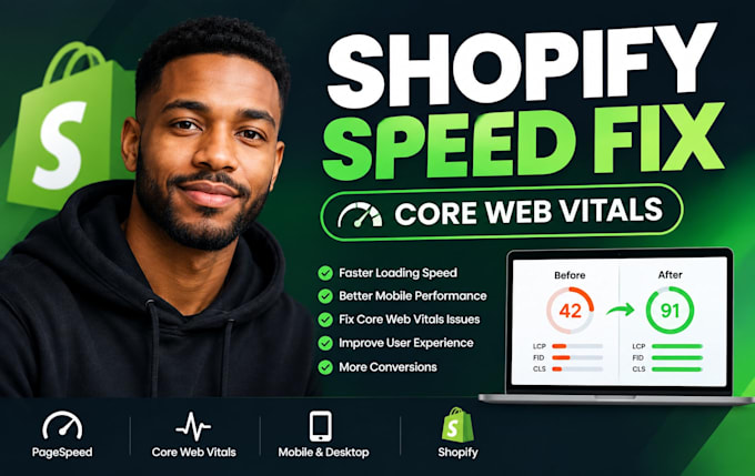 fix shopify speed optimization and core web vitals issues