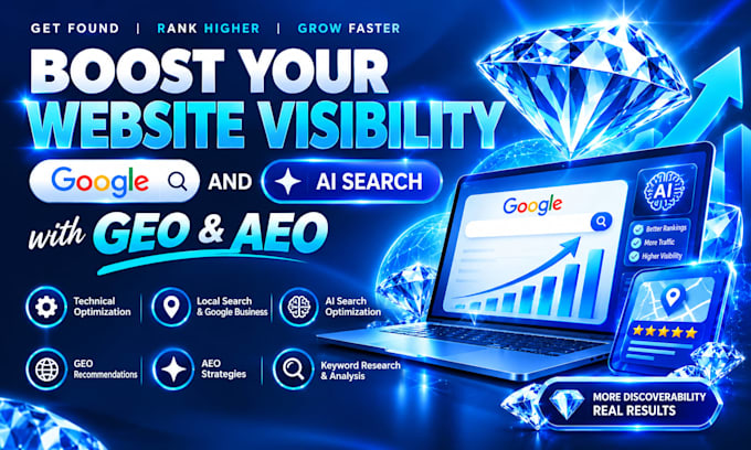 optimize your website for google ,ai search , GEO and aeo