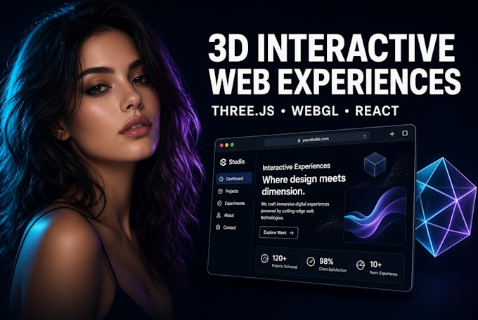 build 3d animated webflow website scrolling animation spline animation three js