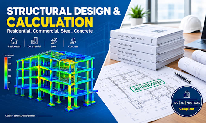 be your structural engineer for structural design and load analysis