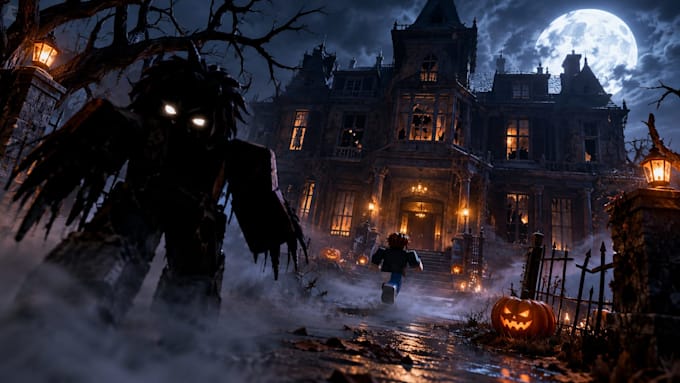 create a custom roblox halloween horror game