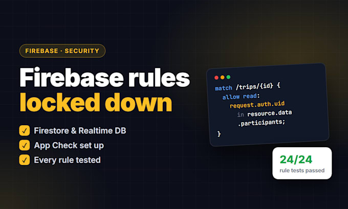 audit and fix your firebase firestore security rules