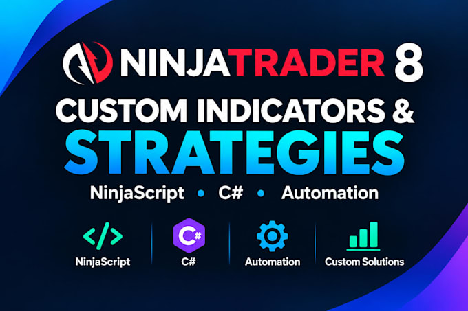 develop custom ninjatrader 8 indicator or trading strategy
