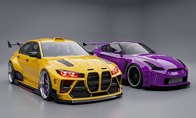 create custom fivem car models, widebody kits and body kits