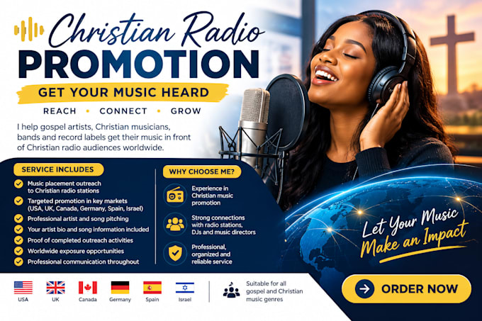 do organic spotify christian music promotion, christain youtube music