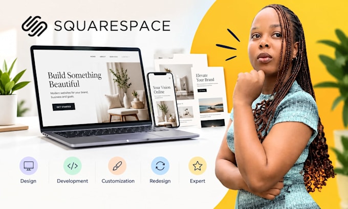 do squarespace website store design redesign squarespace landing page  store