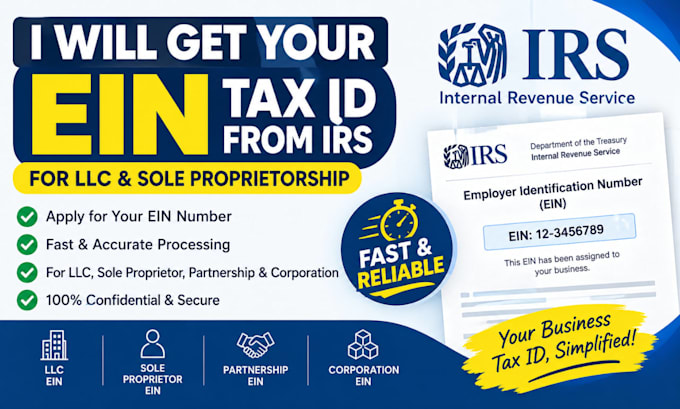get your ein tax id for llc and sole from irs