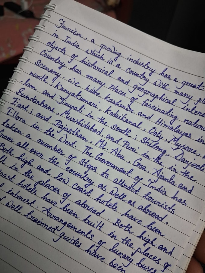 write clean notes and letters with my neat hand writting