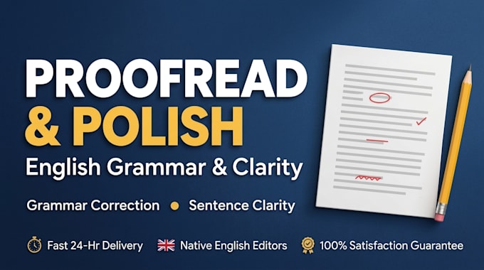 proofread and polish english text for grammar and clarity