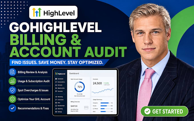 audit your gohighlevel billing, usage and saas setup