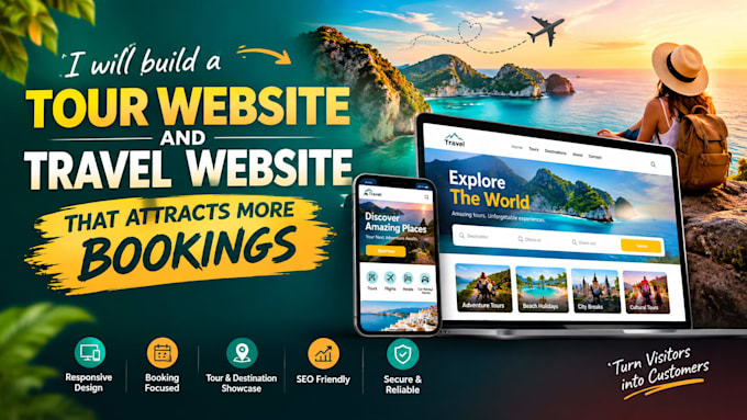 build a tour website and travel website that