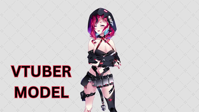 create custom 2d 3d vtuber model, rigging, vrm streaming setup