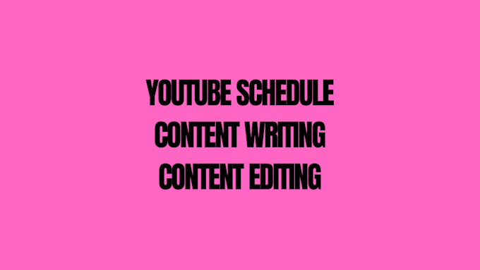 be your content creator
