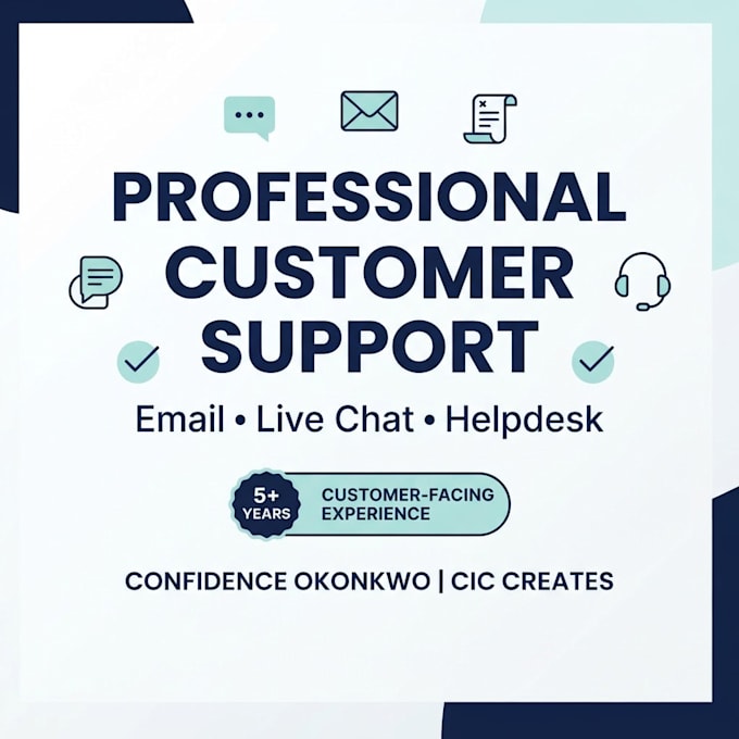provide professional customer support via email, live chat and helpdesk