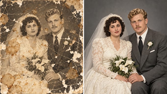 restore and colorize damaged old images
