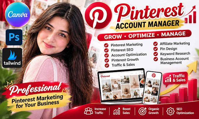 your pinterest manager for SEO, growth and monthly management