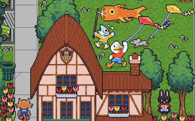 design custom 2d pixel art scenes and backgrounds for your game