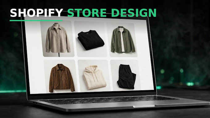 design shopify store for you