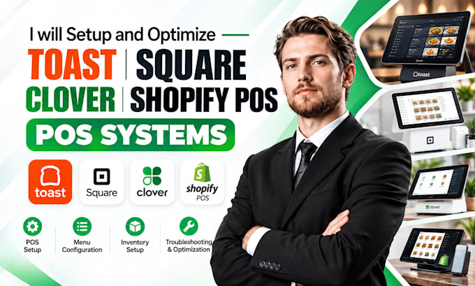setup and optimize toast square clover and shopify pos