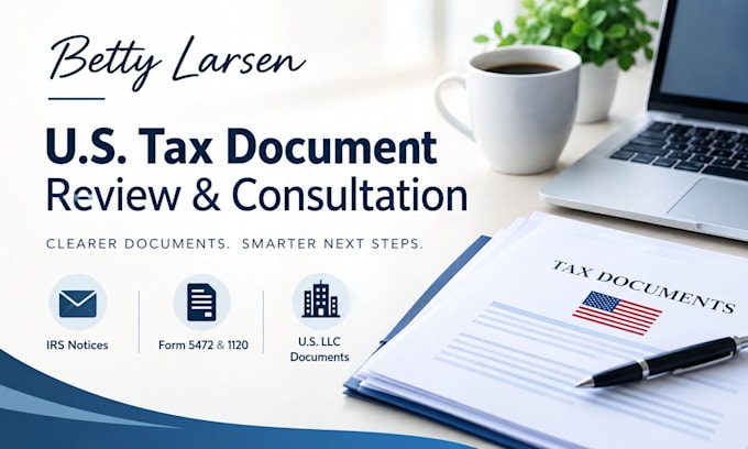 provide US tax document review and consultation