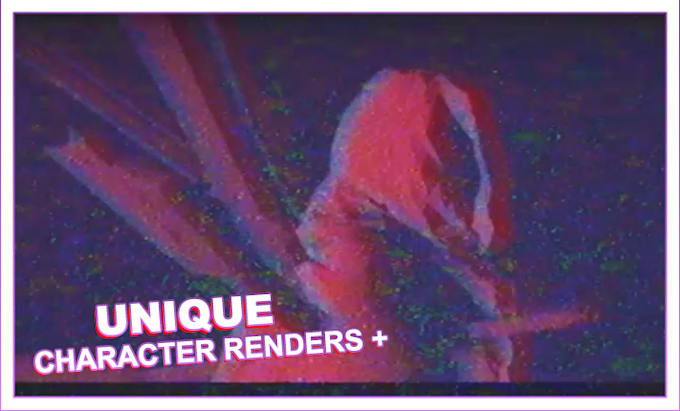 create analog horror retro game style animations