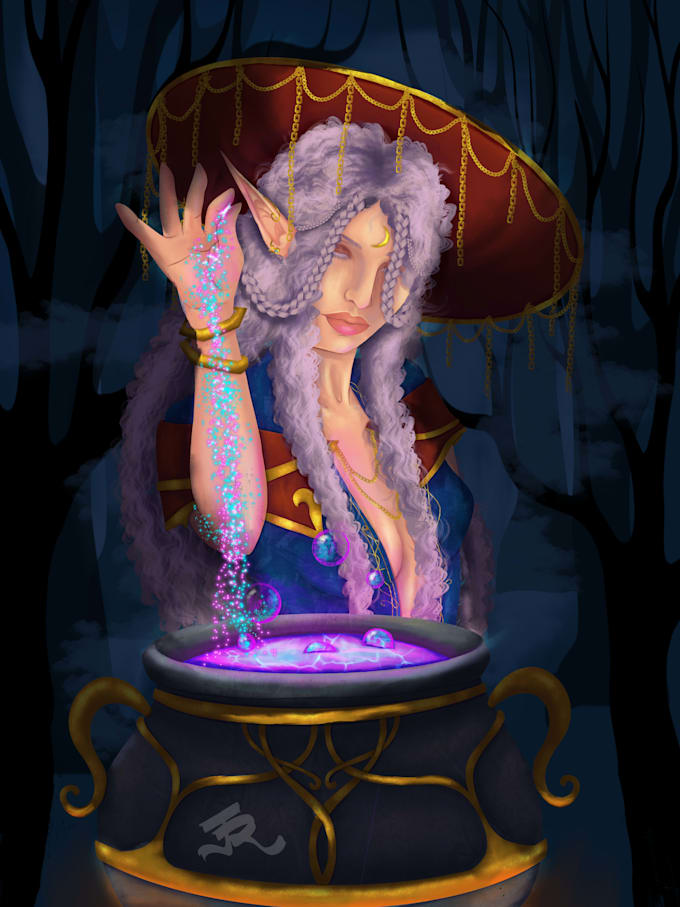 create custom 2d illustrations, character art and concept art