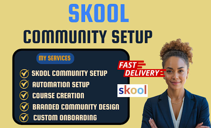do skool community setup, skool community setup and onboarding